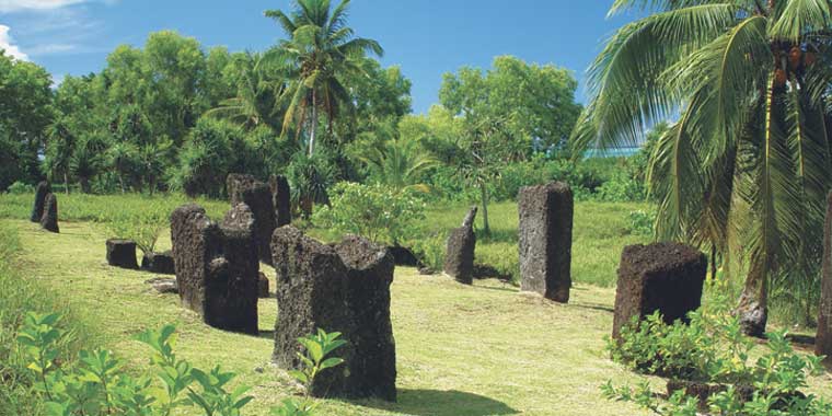 Bayside Palau B&B: While there are many sites to visit on a land tour of Palau, the prehistoric ruins of Badrulachu is one of the most photographed.