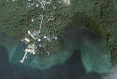 Satellite image of Bayside Palau Bed & Breakfast